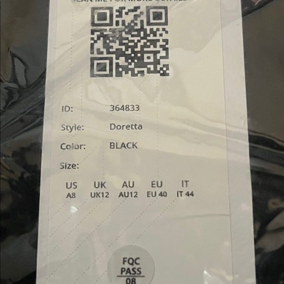 Azazie Doretta Black Mermaid Pleated Chiffon Dress - Picture 8 of 8